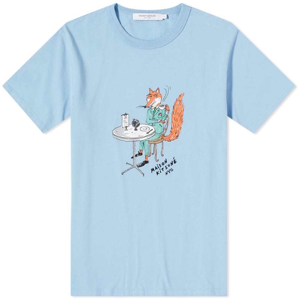 

Футболка Maison Kitsune by Olympia Le-Tan Coffee Fox Classic Tee