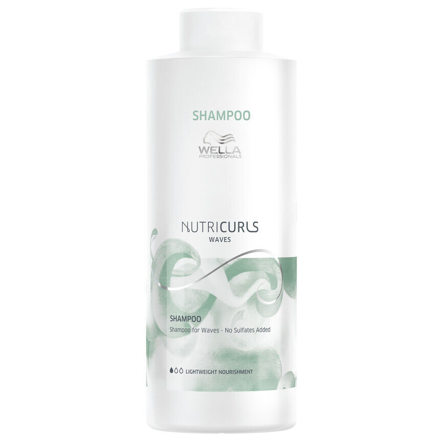 

Wella Professionals NutriCurls безсульфатный шампунь для волнистых волос, 1000 мл