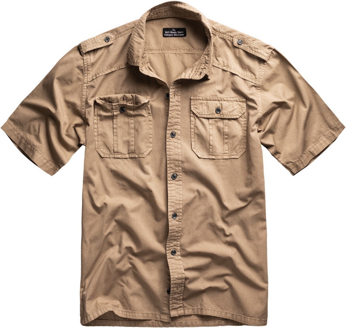 Рубашка Surplus M65 Basic Short Sleeve, бежевый рубашка surplus m65 basic темно синий