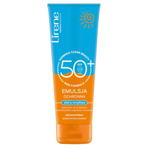 

Lirene Солнцезащитная эмульсия для чувствительной кожи SPF50+ 120мл