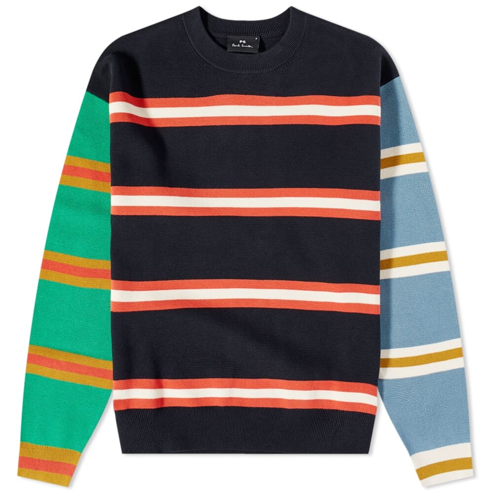 

Джемпер Paul Smith Multi Stripe Crew Knit, Серый