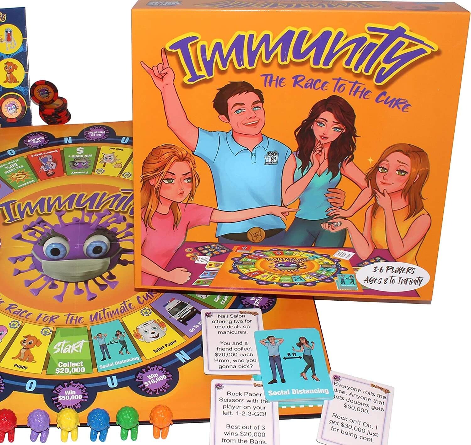 

Настольная игра Rock On Productions Immunity: The Race To The Cure