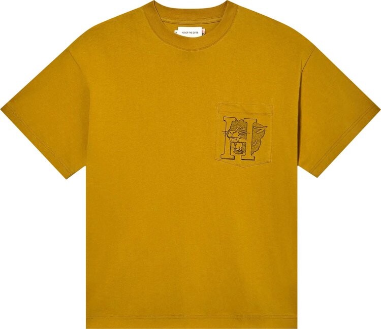 

Футболка Honor The Gift Mascot Pocket Short-Sleeve Tee 'Mustard', желтый