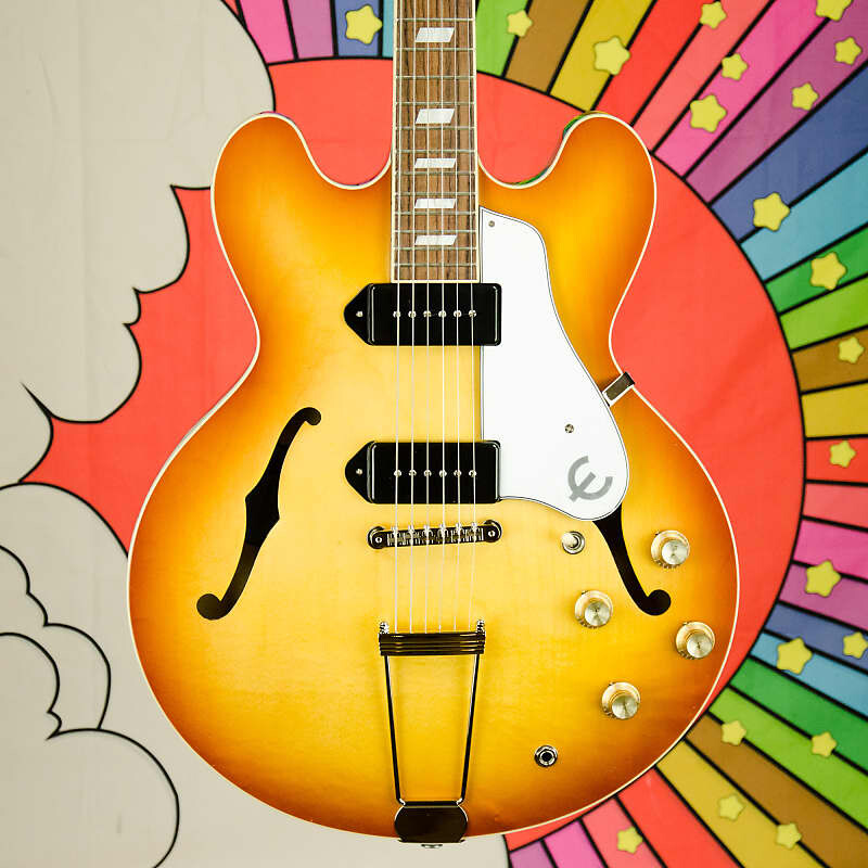 

Казино Epiphone, сделанное в США, Royal Tan, жесткий футляр ESECA00RTNH1