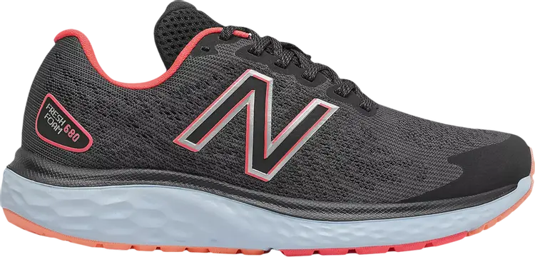 

Кроссовки New Balance Wmns Fresh Foam 680v7 'Black Vivid Coral', черный