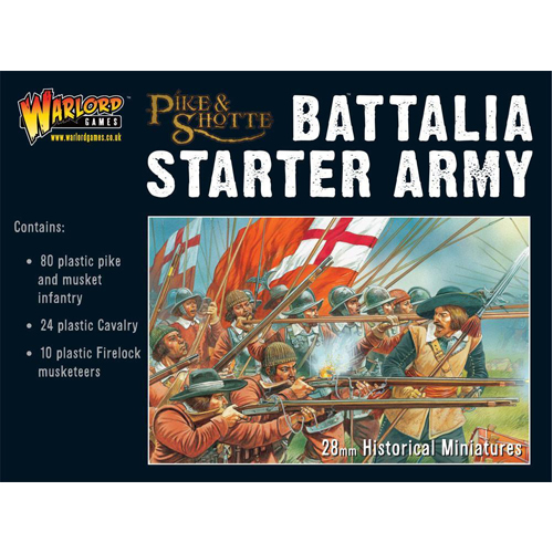Фигурки Battalia Starter Army Box (80 Inf, 24 Cav, 10 Firelocks) Warlord Games