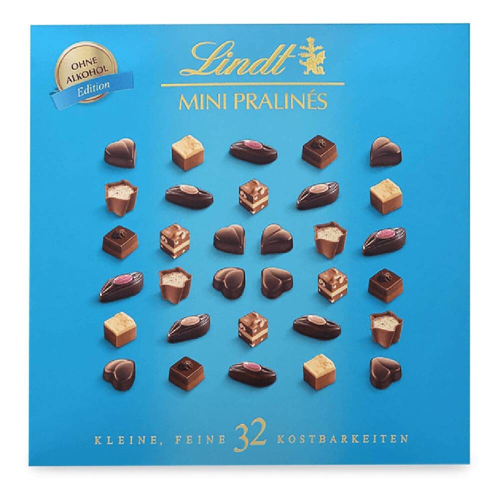 

Конфеты Lindt Mini Pralinés, молочный шоколад без алкоголя, 155г