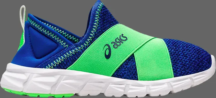 

Кроссовки quantum lyte slip-on ps 'illusion blue green gecko' Asics, синий