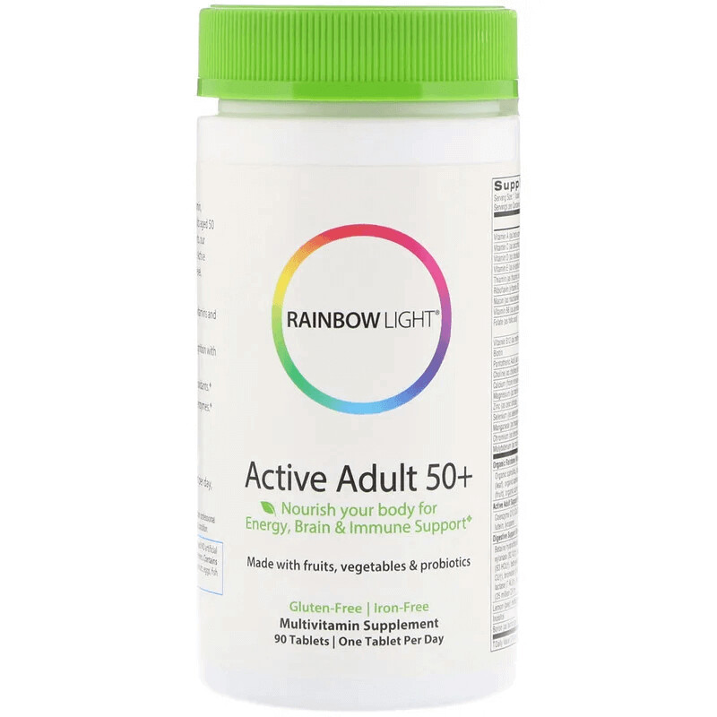

Мультивинамины 50+, 90 таблеток, Rainbow Light