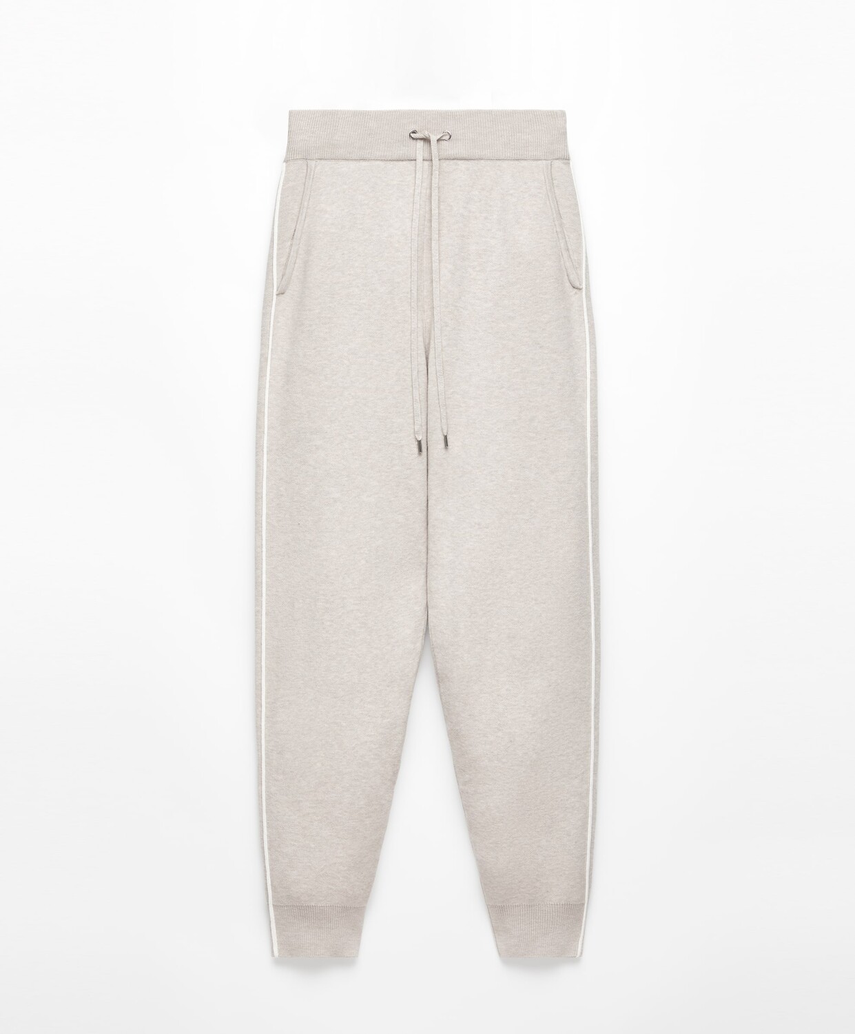 

Джоггеры Oysho Knit, серо-бежевый