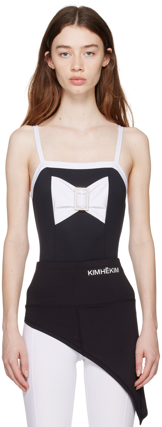 

Эксклюзивное черное боди SSENSE Monroe KIMHĒKIM