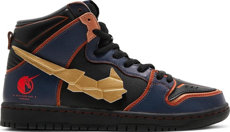 Кроссовки Nike Gundam x Dunk High SB 'Project Unicorn - Banshee Norn', черный - фото