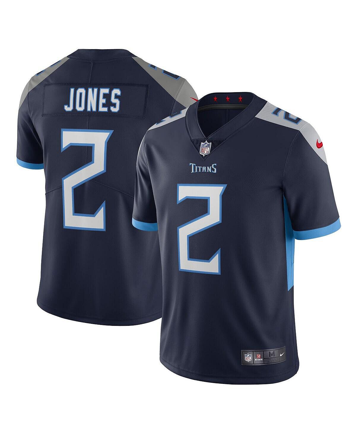 

Мужская футболка julio jones navy tennessee titans vapor limited jersey Nike, синий
