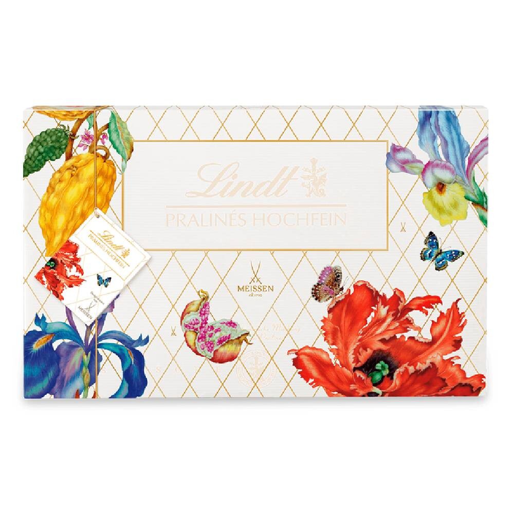 

Конфеты Lindt Pralinés Hochfein in Geschenkpapier Frühjahr, ассорти, 500г