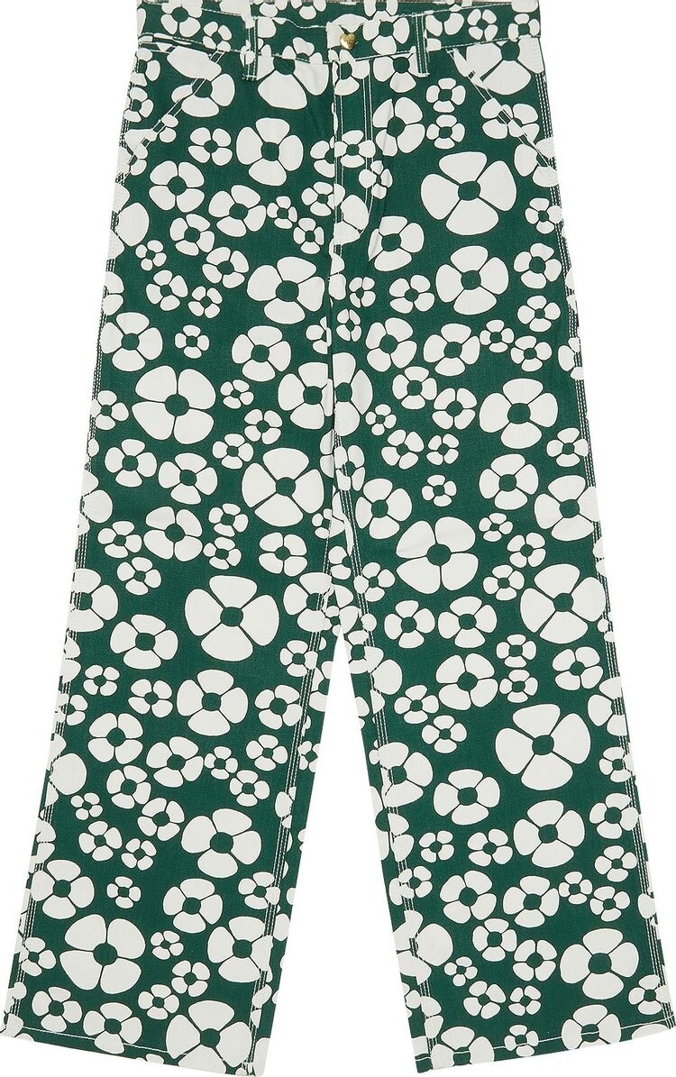 

Брюки Marni x Carhartt WIP Women's Trousers 'Forest Green', зеленый
