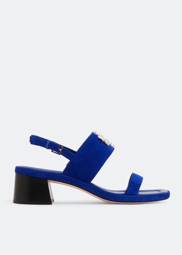 

Сандалии TORY BURCH Eleanor heel sandals, синий