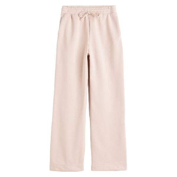 

Брюки домашние H&M Wide-leg Joggers, пудрово-розовый