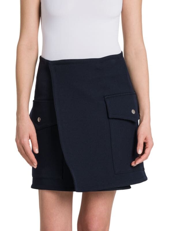 

Юбка с накладными карманами Plan C Navy blue