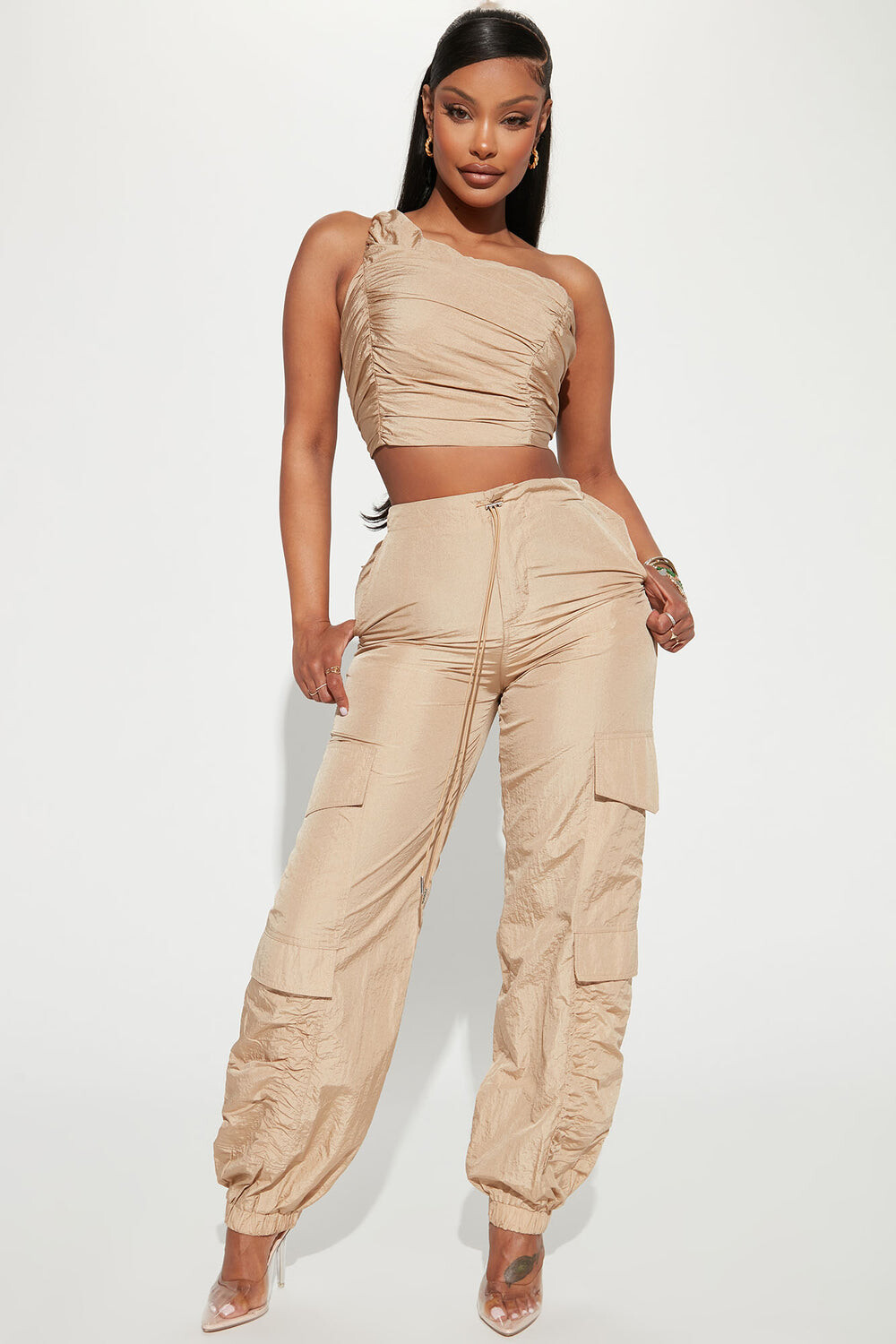 

Брюки Fashion Nova 81228NK, серо-коричневый