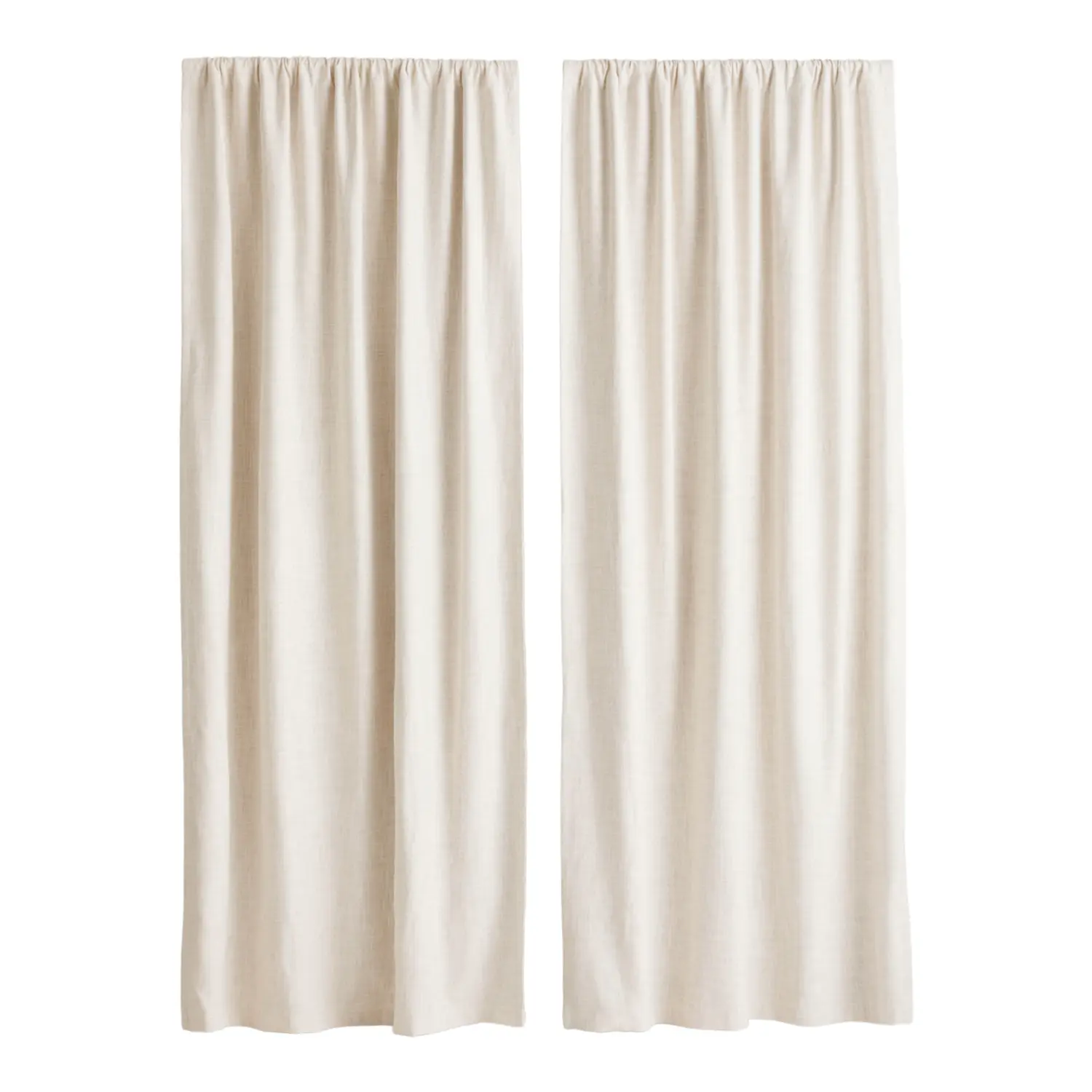 

Шторы H&M Home 2-pack Blackout, 2 предмета, светло-бежевый
