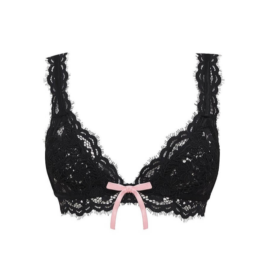 

Кружевной бюстгальтер For Love & Lemons Noelle, черный