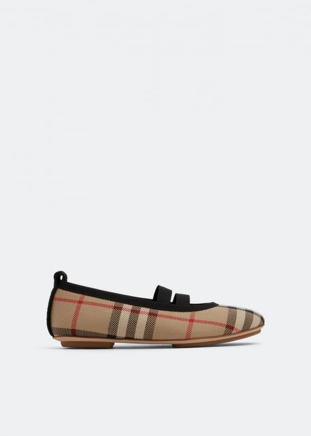 

Балетки BURBERRY Vintage Check ballerinas, бежевый