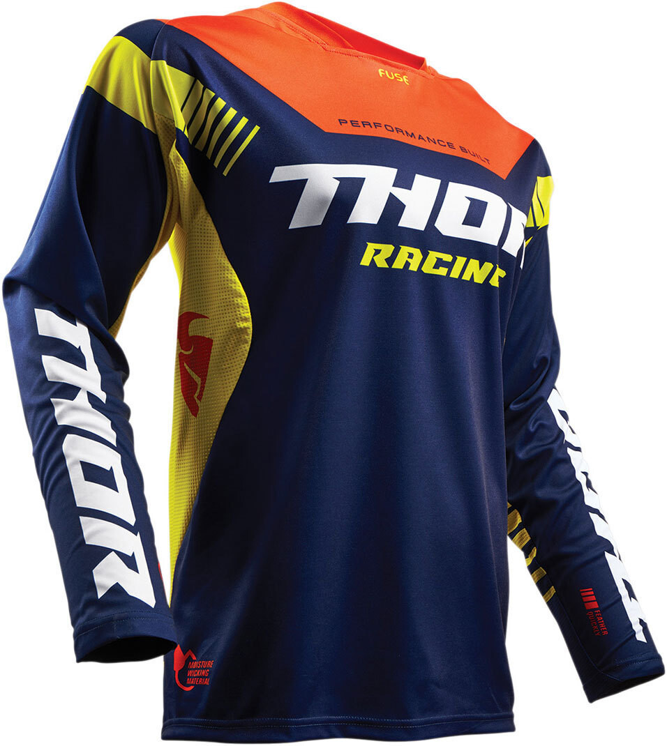 

Кофта Джерси Thor Fuse Propel для мотокросса, синий/оранжевый