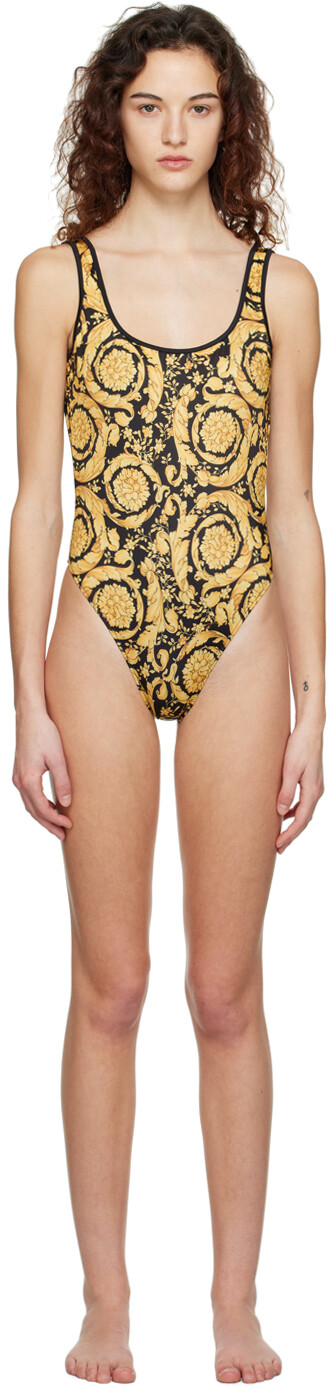 

Черный купальник Barocco Versace Underwear