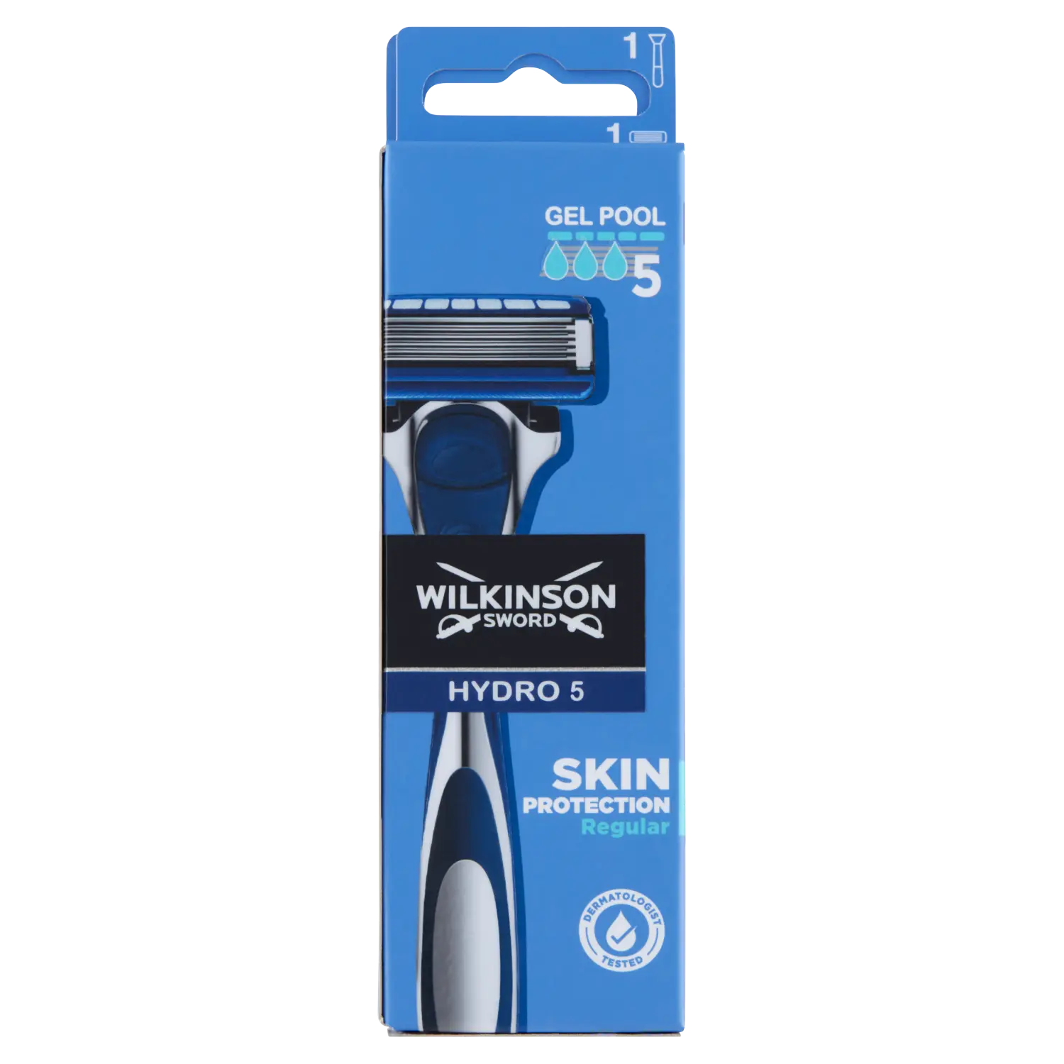 

Wilkinson Sword Hydro 5 Skin Protection Regular бритва со сменными лезвиями для мужчин, 1 шт.