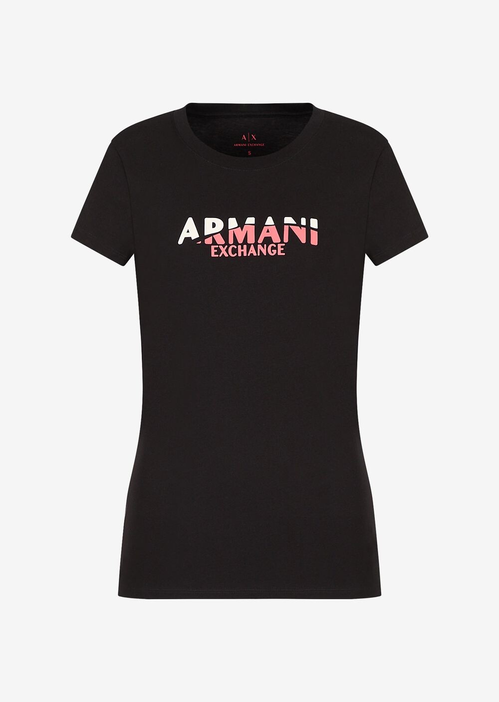 

Приталенные футболка Armani Exchange, черный
