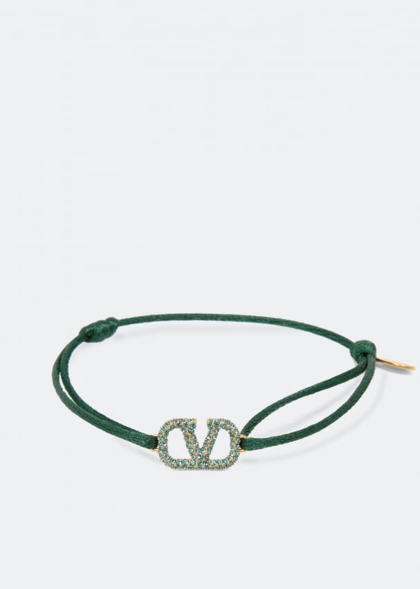 

Браслет VALENTINO GARAVANI VLogo bracelet, зеленый