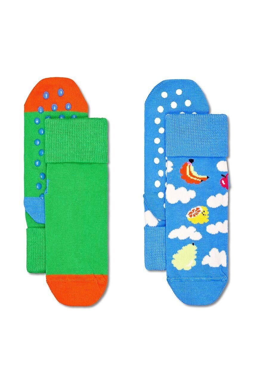 

Детские носки Happy Socks Kids Antislip, 2 шт. Cloudy Fruit Socks, 2 шт, мультиколор