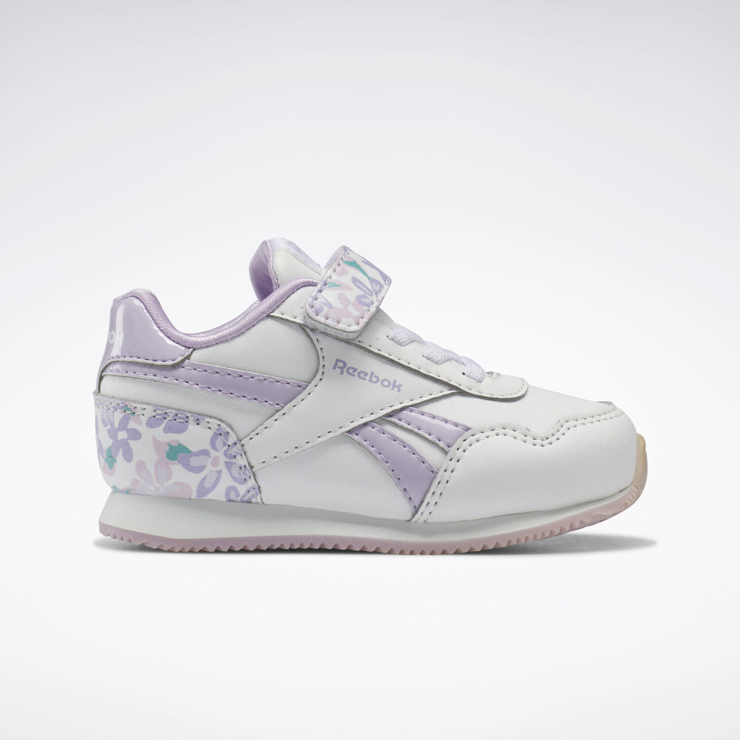 

Кроссовки Reebok Royal Classic Jog 3, белый/фиолетовый/розовый