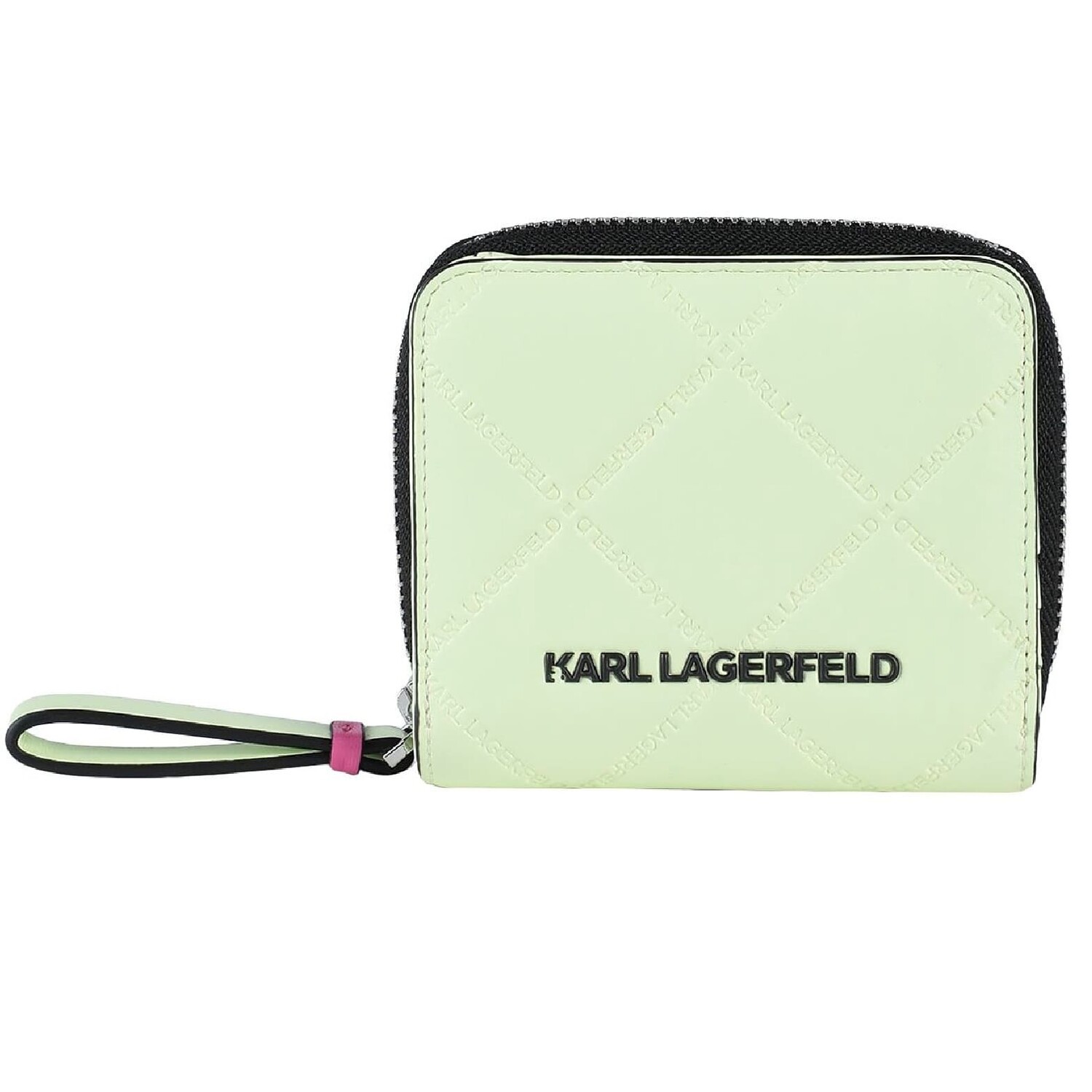 

Кошелек Karl Lagerfeld K/skuare Embossed Sm Zip Wlt, светло-салатовый