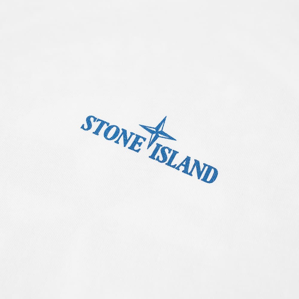 

Футболка Stone Island Junior Text Logo Tee, Белый