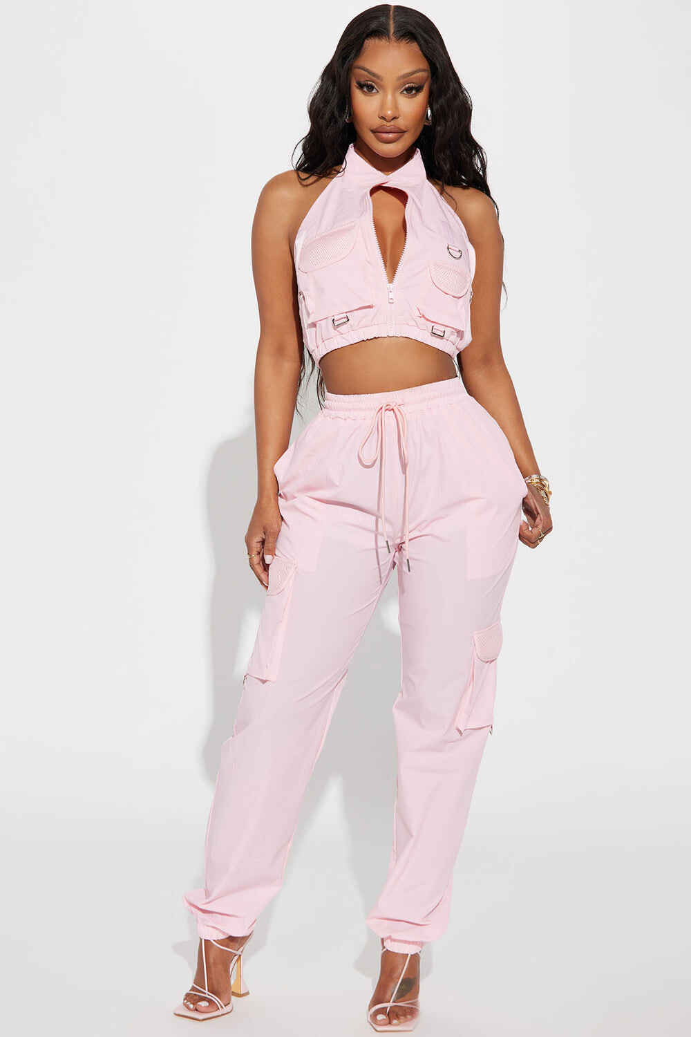 

Джоггеры Fashion Nova HGC6417, розовый