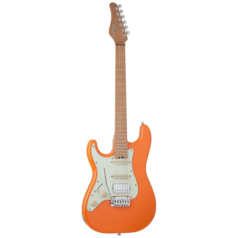 

Schecter Nick Johnston Традиционная электрогитара для левшей HSS - Atomic Orange 1544