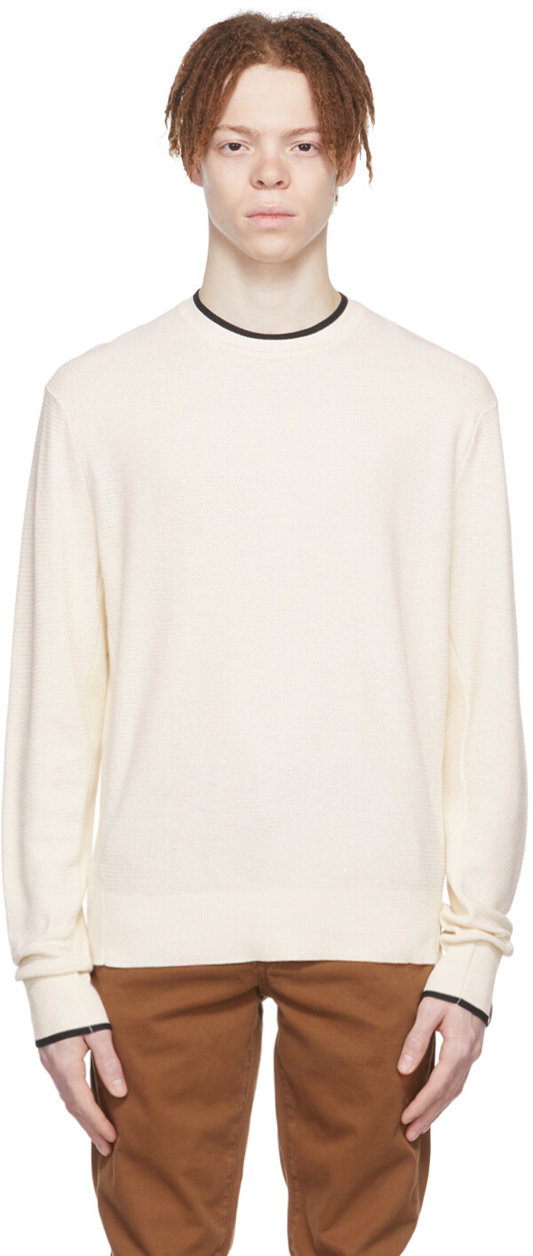 

Off-White хлопковый свитер rag & bone, Белый