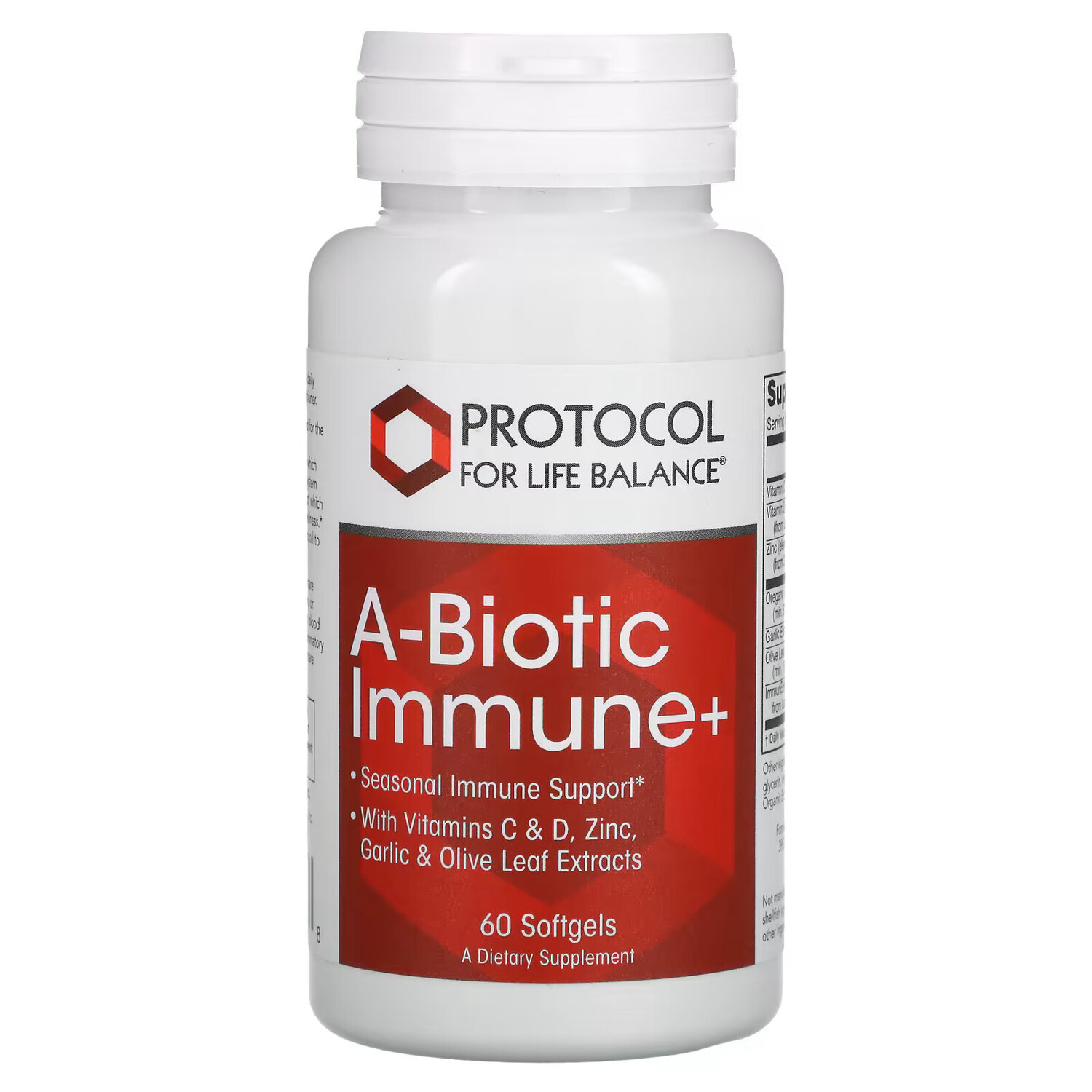 

Protocol for Life Balance, A-Biotic Immune +, 60 мягких таблеток