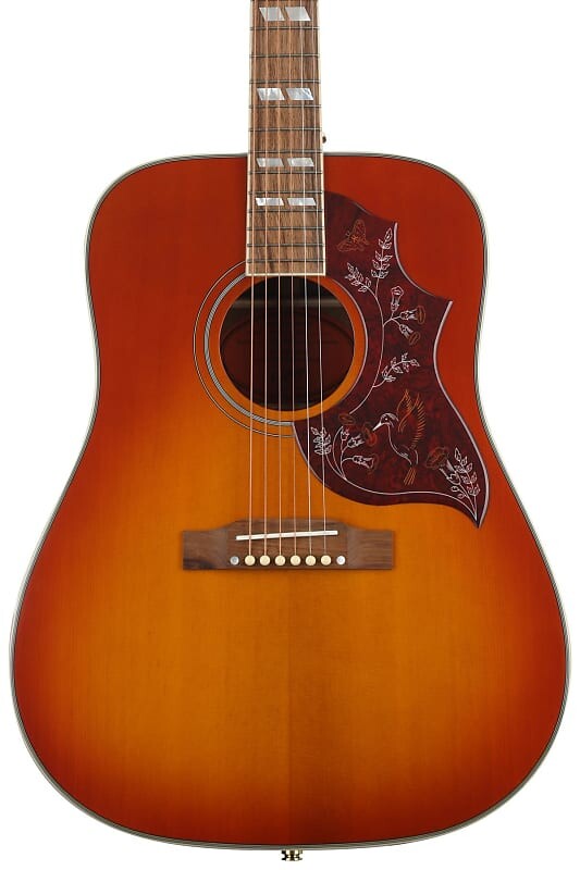 

Акустическая гитара Epiphone Hummingbird - Aged Cherry Sunburst Gloss IGMTHUMACHGH1