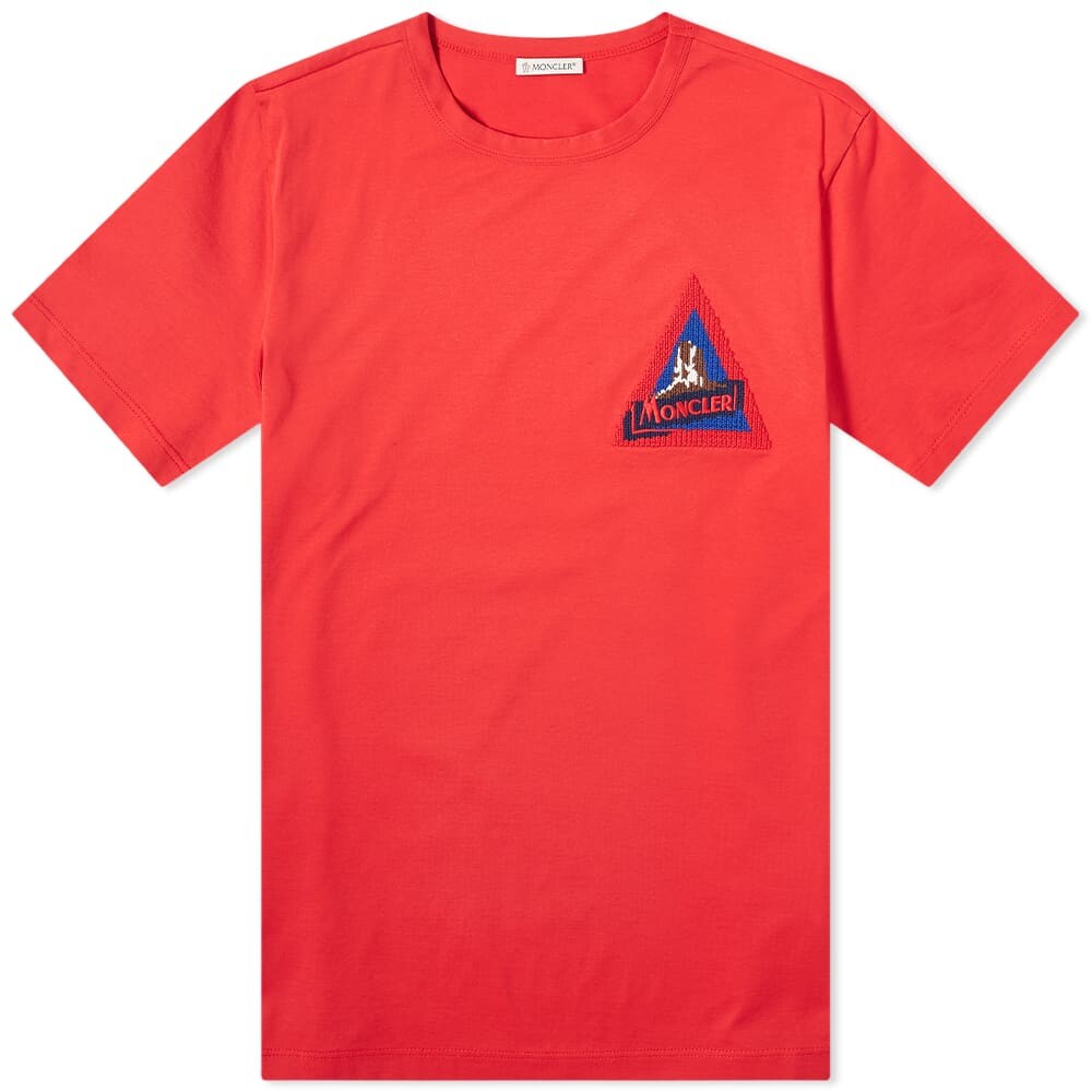 

Футболка Moncler Vintage Chest Logo Tee, Красный