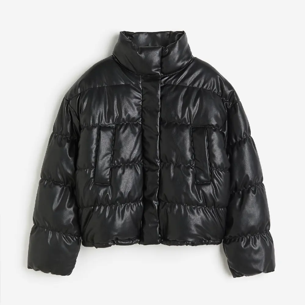 

Куртка H&M Puffer, черный