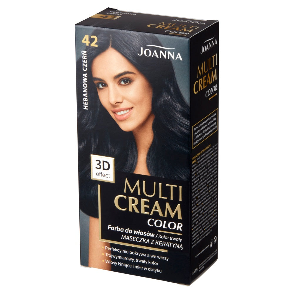 Joanna Краска для волос Multi Cream Color 42 Черное дерево Черный