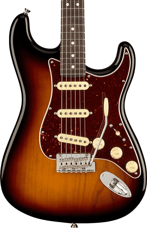 цена Fender American Professional II Stratocaster — 3 цвета Sunburst — накладка на гриф из палисандра Fender Guitars