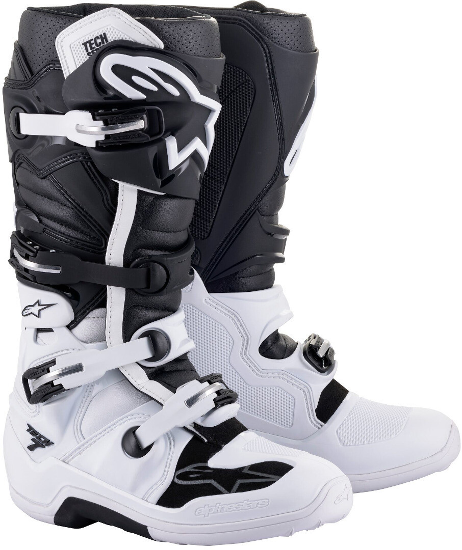 

Alpinestars Tech 7 Ботинки для мотокросса, белый/черный