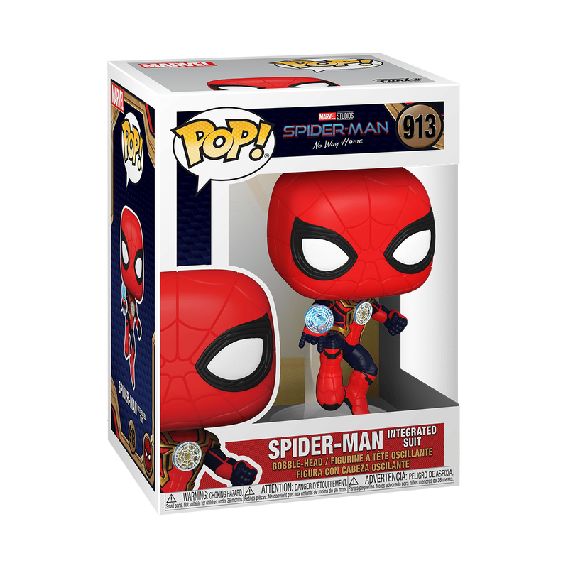 Фигурка Funko Pop! Marvel: Spider-Man: No Way Home - Spider-Man in Integrated Suit фигурка funko pop marvel spider man no way home – spider man integrated suit bobble head 9 5 см