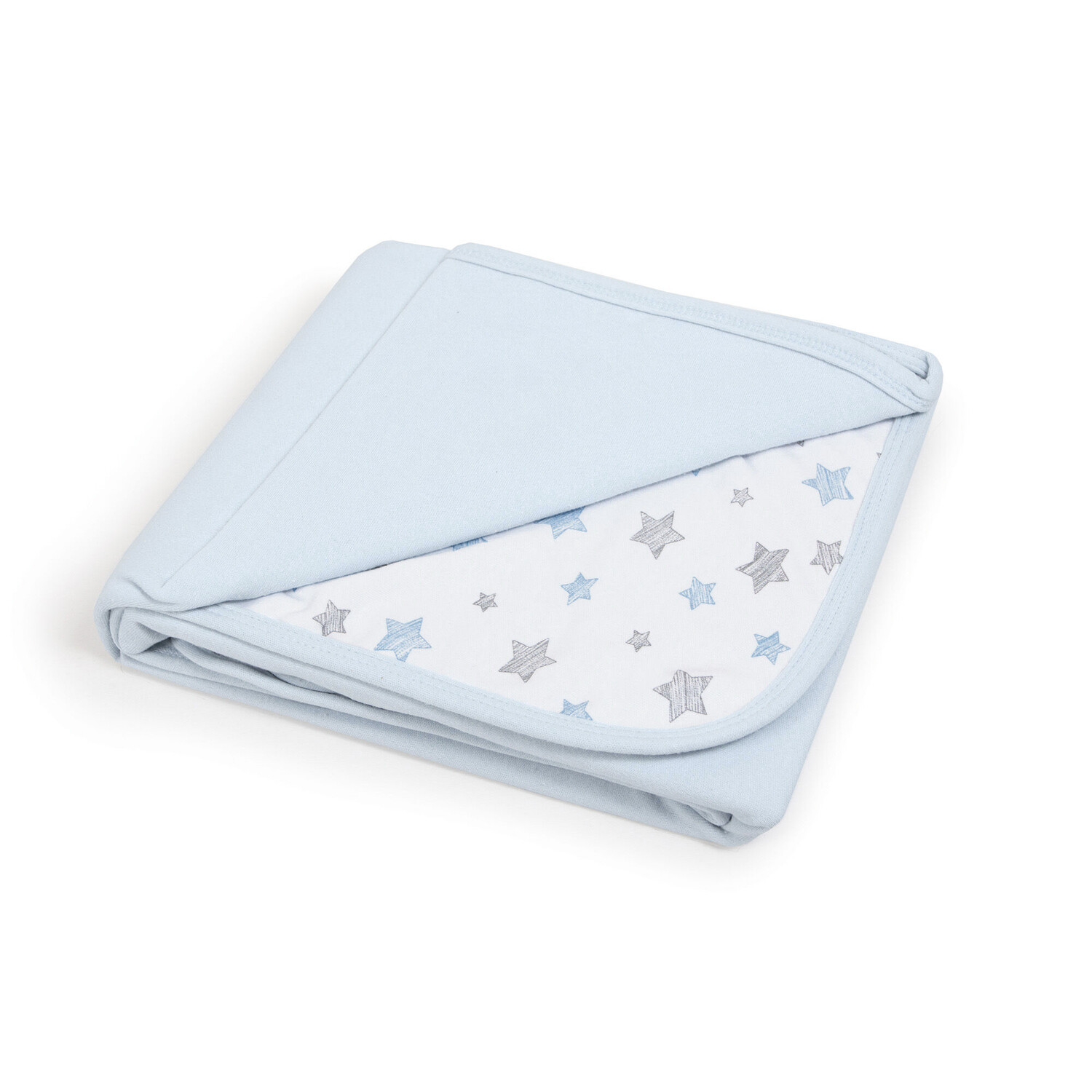 

Ceba Baby Basic одеяло детское двухстороннее 90х100 см Blue + Blue Stars, 1 шт.