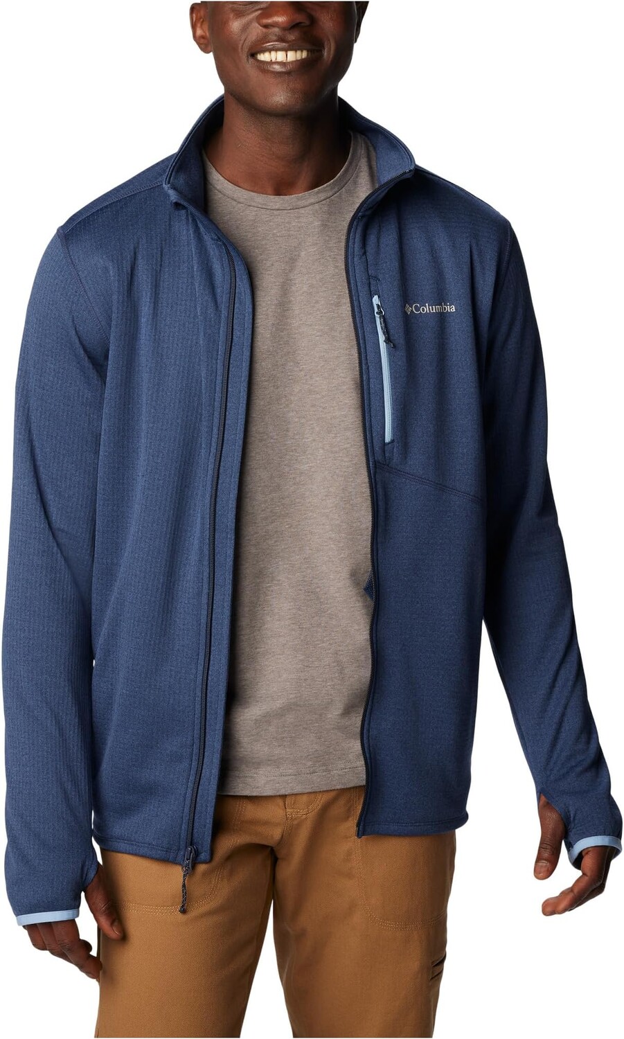 

Куртка Park View Fleece Full Zip Columbia, цвет Collegiate Navy Heather 3