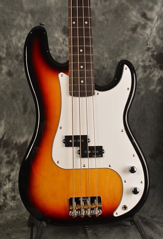 цена Басс гитара Vintage V4 Reissued Precision Style P Bass Sunburst w/ FREE Same Day Shipping