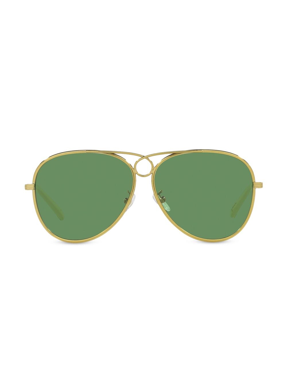 

Солнцезащитные очки-авиаторы Gloria 59MM Tory Burch, золотой